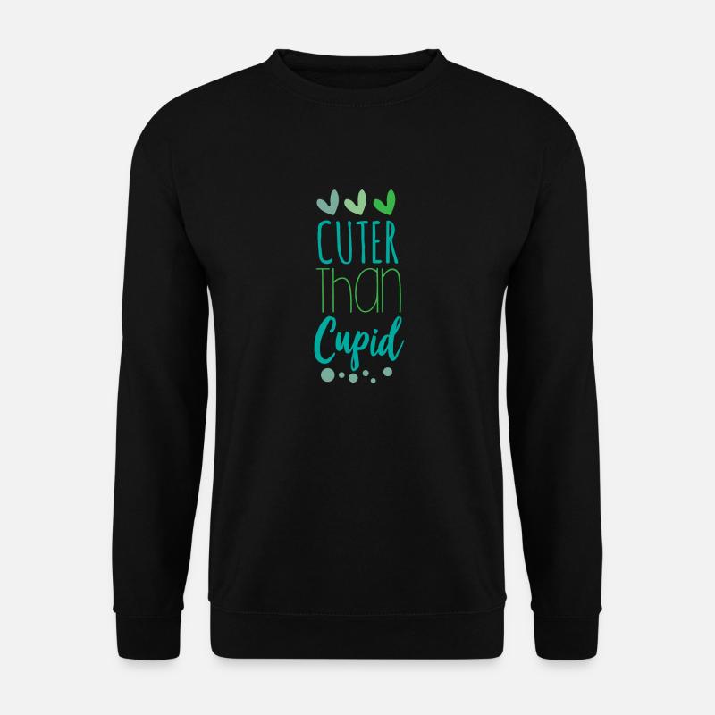 Süßer als Amor - Unisex Pullover - Schwarz