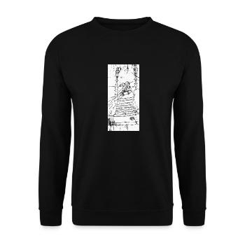 Skate Contest an der Brücke der Liebe Annecy 74 - Unisex Pullover - Schwarz - Vorne - Alina (178cm) & Michal (187cm)