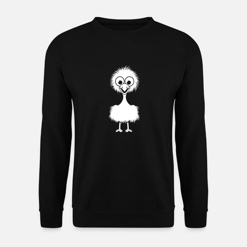 Strauß - Unisex Pullover - Schwarz