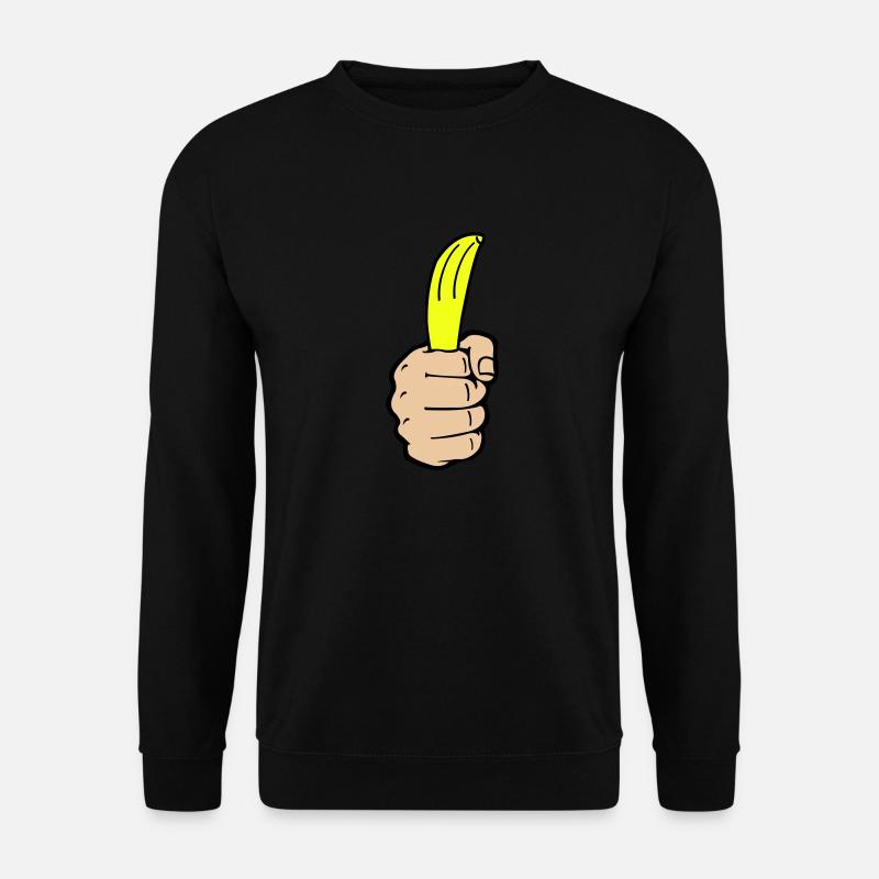 Hand Banana - Unisex Sweatshirt - black