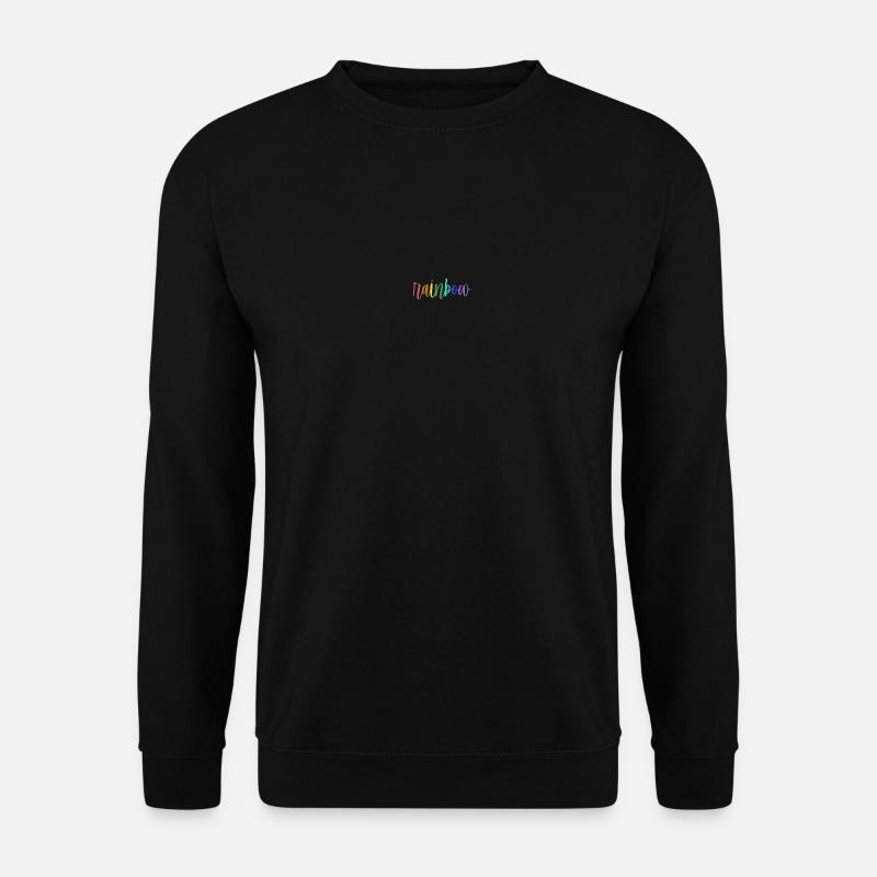 Regenbogen - Unisex Pullover - Schwarz
