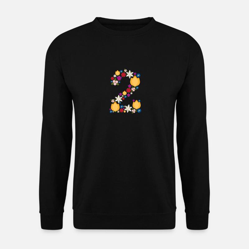 Flowers 2 - Unisex Pullover - Schwarz