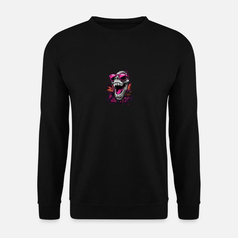 Dino-Schädel - Unisex Pullover - Schwarz