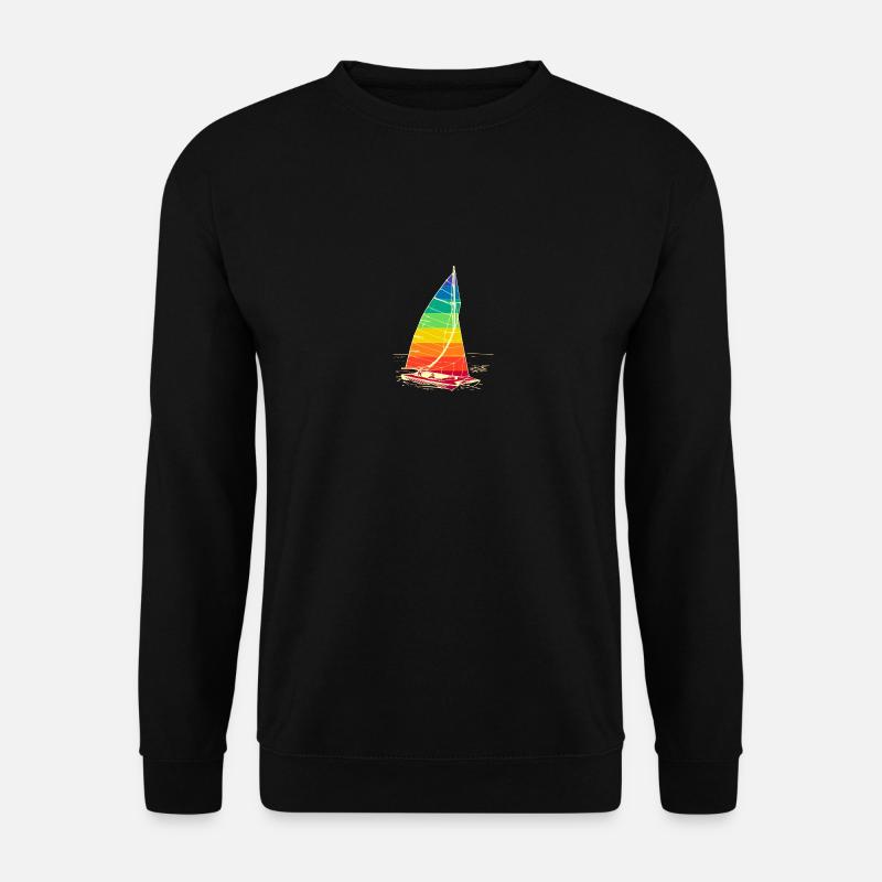 Catamaran RAINBOW SAILING - Unisex Sweatshirt - black