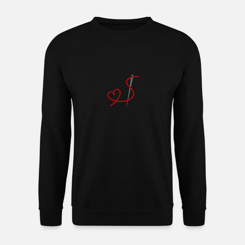 Ich liebe Nähen - Unisex Pullover - Schwarz