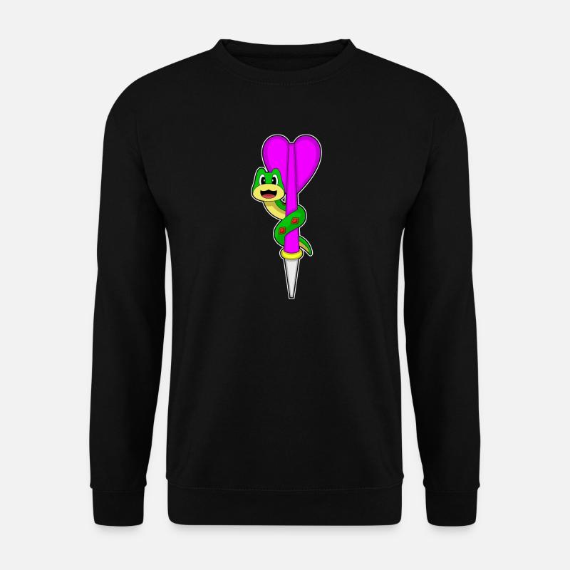 Fléchette serpent - Sweat-shirt Unisexe - noir