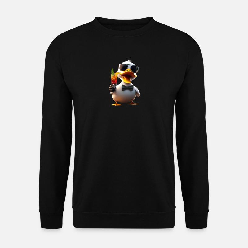 Cocktail Canard - Sweat-shirt Unisexe - noir