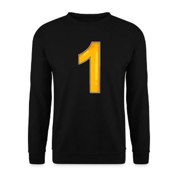 1 - Sweat-shirt Unisexe - noir - Devant - Alina (178cm) & Michal (187cm)