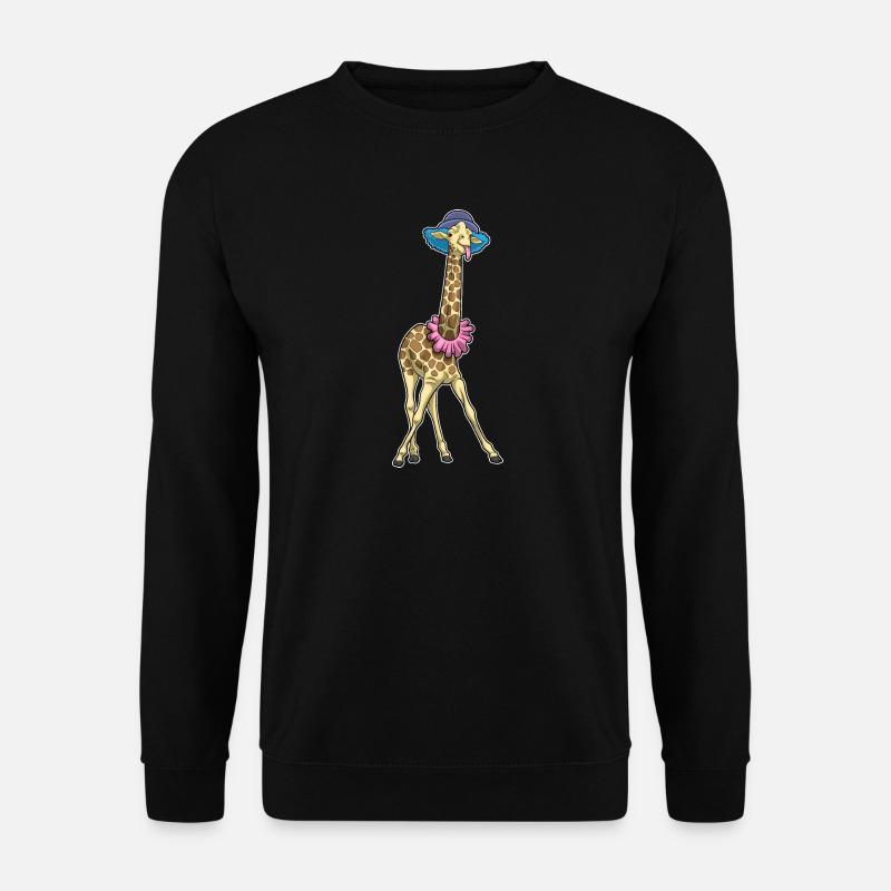 Giraffe Clown - Unisex Sweatshirt - black