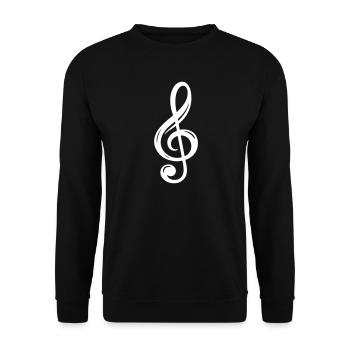 Symbole clé - Sweat-shirt Unisexe - noir - Devant - Alina (178cm) & Michal (187cm)
