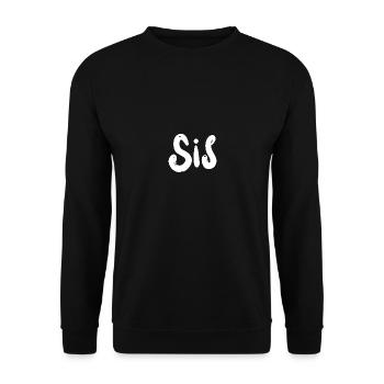 Sis - Anniversaire - Sweat-shirt Unisexe - noir - Devant - Alina (178cm) & Michal (187cm)