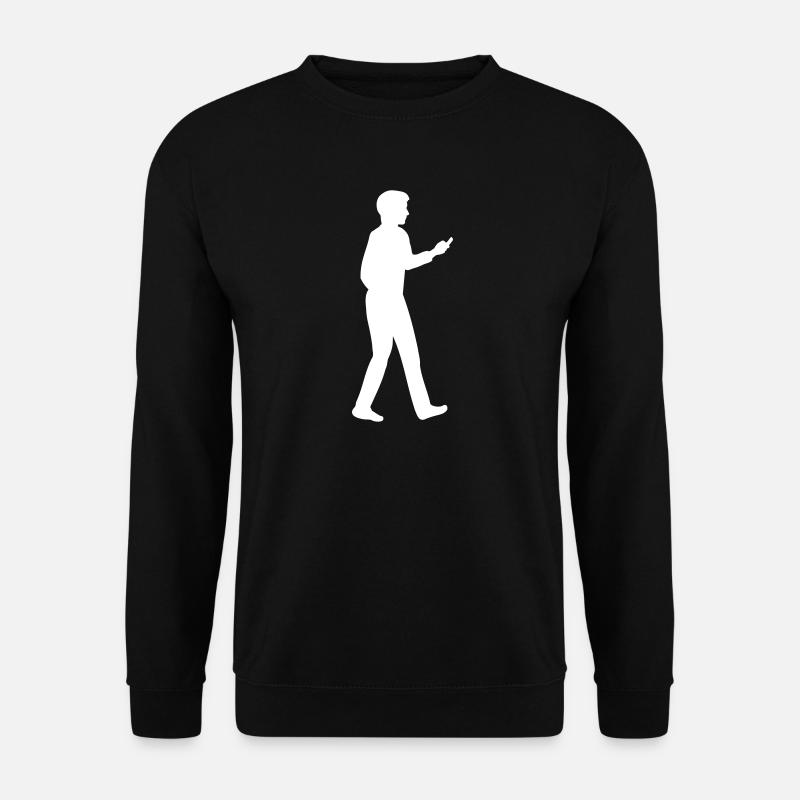 Mobile phone smartphone - Unisex Sweatshirt - black