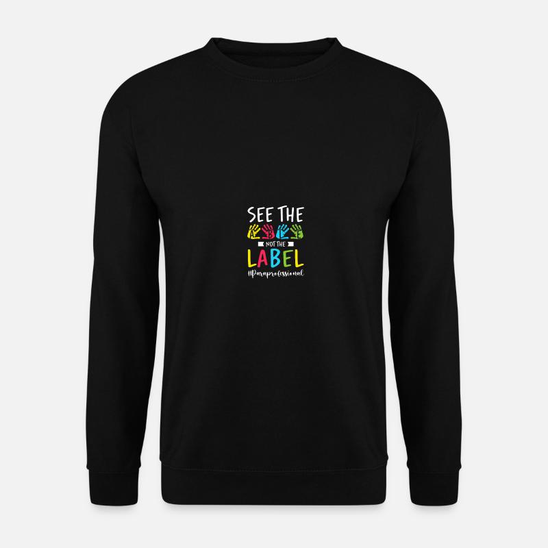 Lehrerassistent Paraprofessional Paraeducator - Unisex Pullover - Schwarz