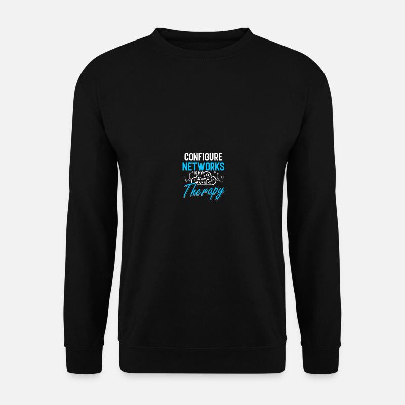 Computer-Netzwerktechnik Netzwerkingenieur - Unisex Pullover - Schwarz