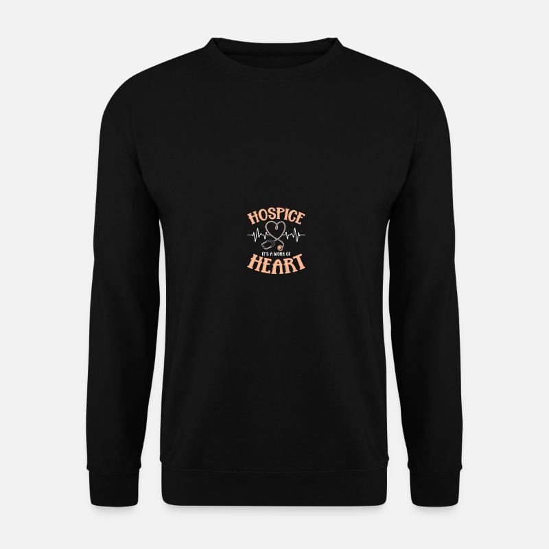 Hospiz-Schwester - Unisex Pullover - Schwarz