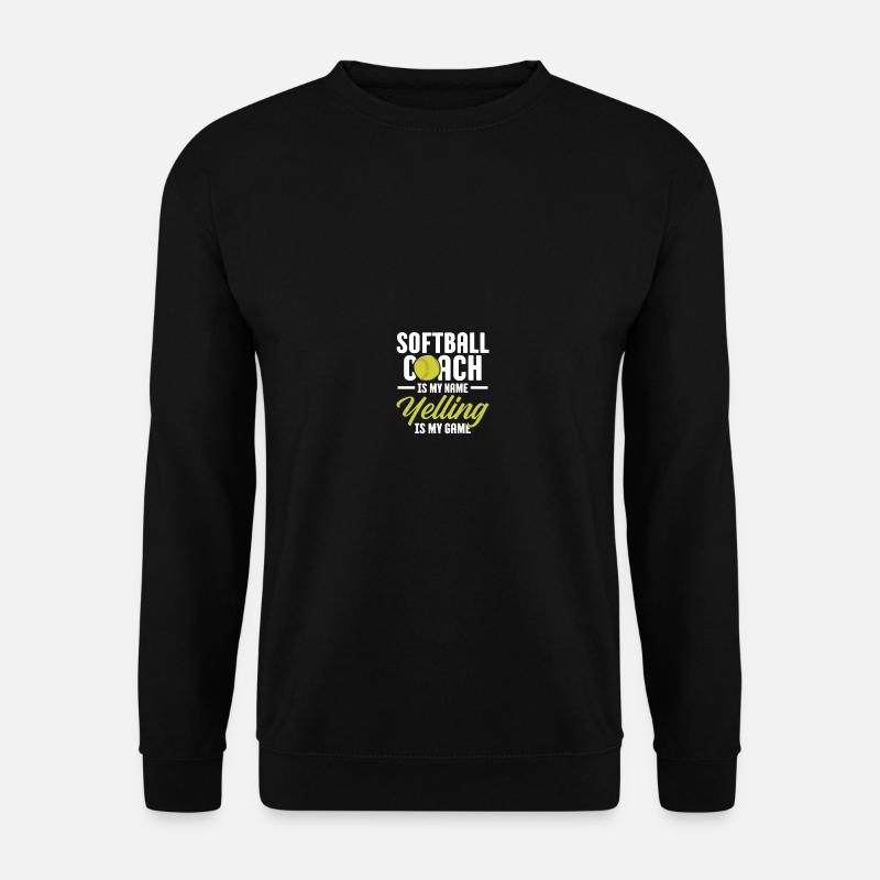 Softball-Trainerin - Unisex Pullover - Schwarz