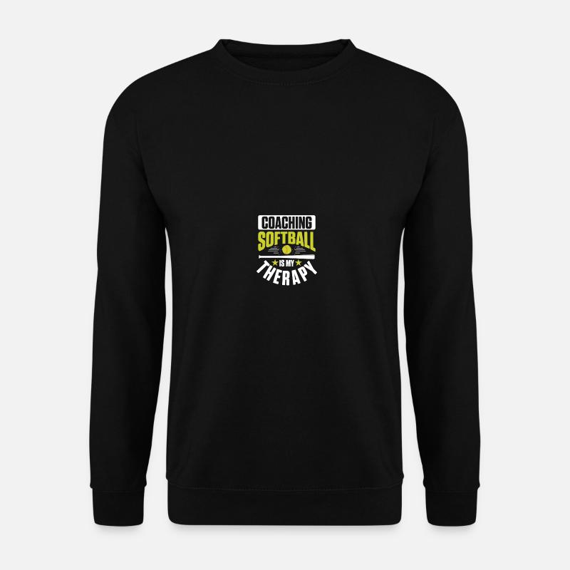 Softball-Trainerin - Unisex Pullover - Schwarz