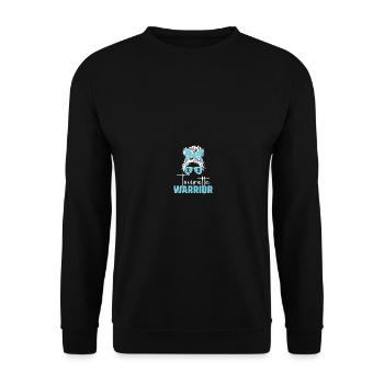 Bewusstsein für das Tourette-Syndrom - Unisex Pullover - Schwarz - Vorne - Alina (178cm) & Michal (187cm)