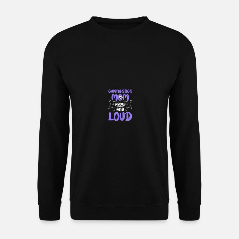 Stolze Gymnastik-Mutter - Unisex Pullover - Schwarz