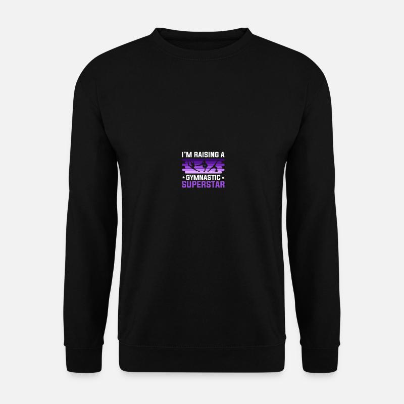 Stolze Gymnastik-Mutter - Unisex Pullover - Schwarz