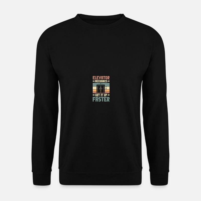 Elevator Technician Elevator Mechanic - Unisex Sweatshirt - black