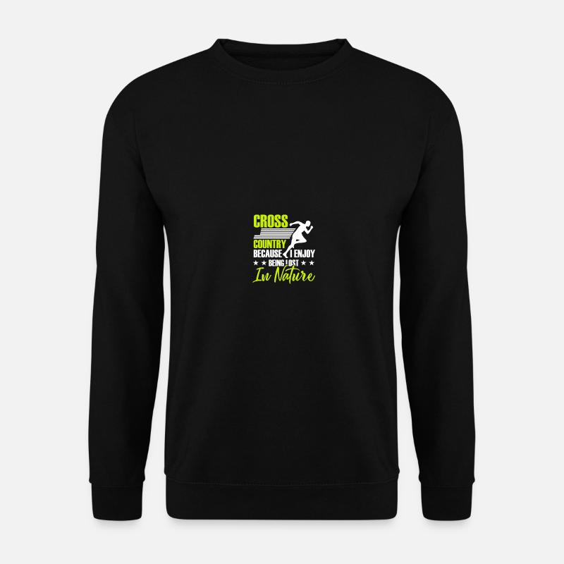 Langlauf Läufer Langlauf - Unisex Pullover - Schwarz