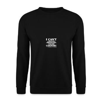 Entraîneur de cross-country - Sweat-shirt Unisexe - noir - Devant - Alina (178cm) & Michal (187cm)