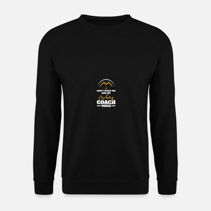 Bogenschießen-Trainer - Unisex Pullover - Schwarz