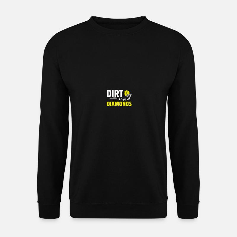 Baseball Softball Mama - Unisex Pullover - Schwarz