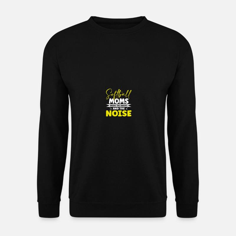 Baseball Softball Mama - Unisex Pullover - Schwarz