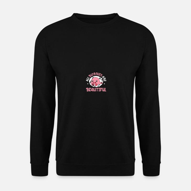 Blob-Fisch Blobfisch - Unisex Pullover - Schwarz