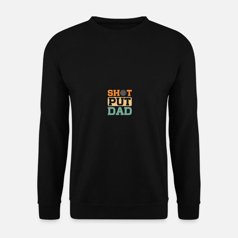 Wurfsport Leichtathletik Kugelstoßen - Unisex Pullover - Schwarz