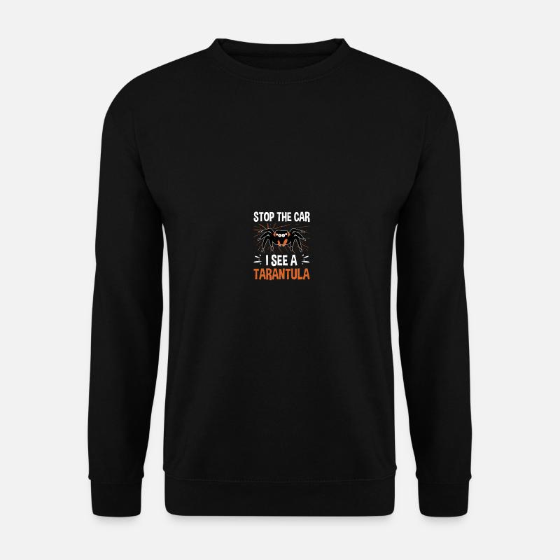 Spinnenliebhaber Tarantula-Besitzer - Unisex Pullover - Schwarz