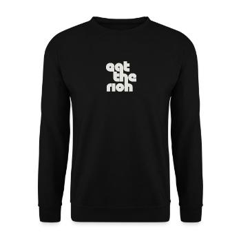 Eat The Rich - Unisex Pullover - Schwarz - Vorne - Alina (178cm) & Michal (187cm)