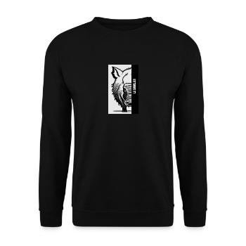 le sanglier - Sweat-shirt Unisexe - noir - Devant - Alina (178cm) & Michal (187cm)