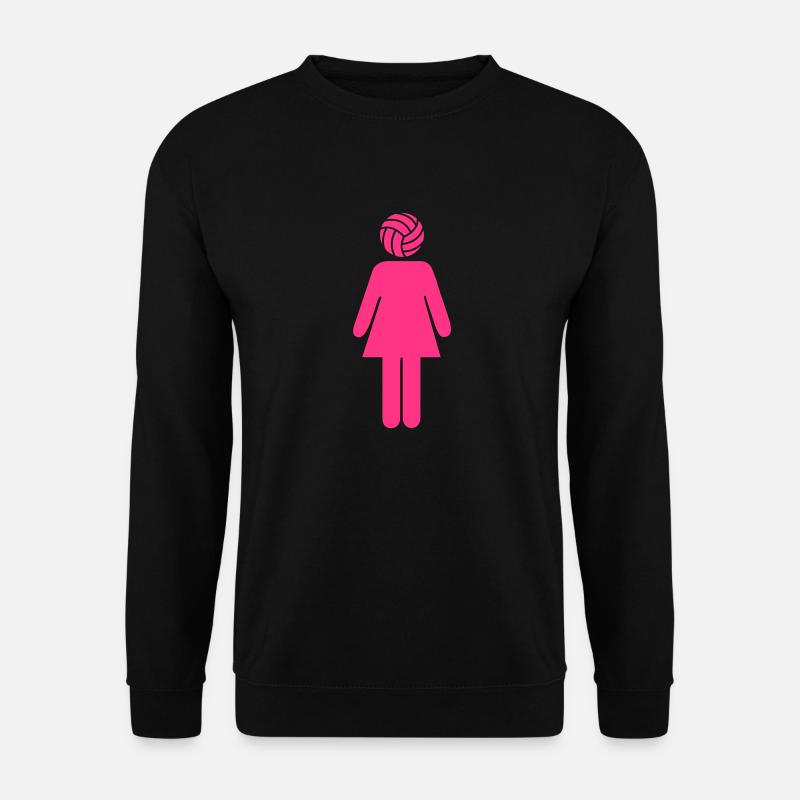 Volleyball Frau - Unisex Pullover - Schwarz