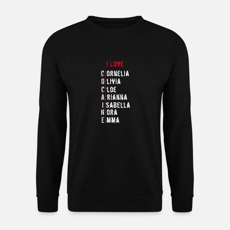 iLove Cocaine | White text - Unisex Sweatshirt - black