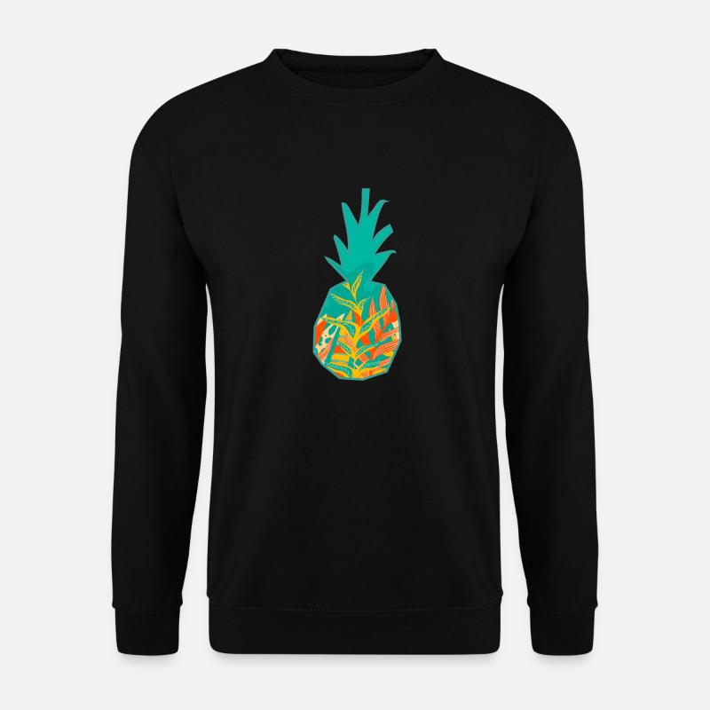 Modernes Ananas-Design - Unisex Pullover - Schwarz