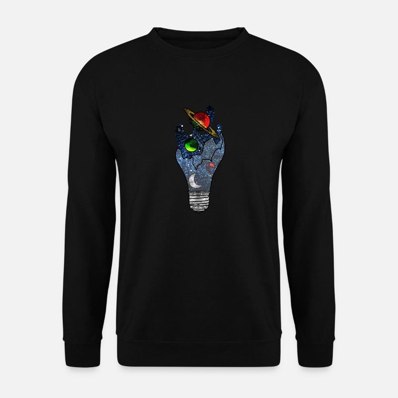 Kosmische Idee - Unisex Pullover - Schwarz