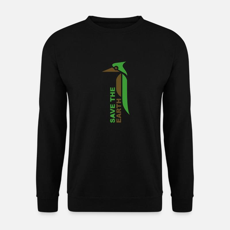 savetheearth03_2f - Unisex Pullover - Schwarz