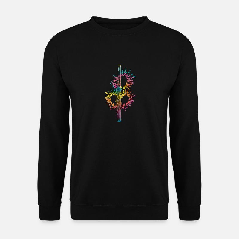 Flute player - Unisex Sweatshirt - black