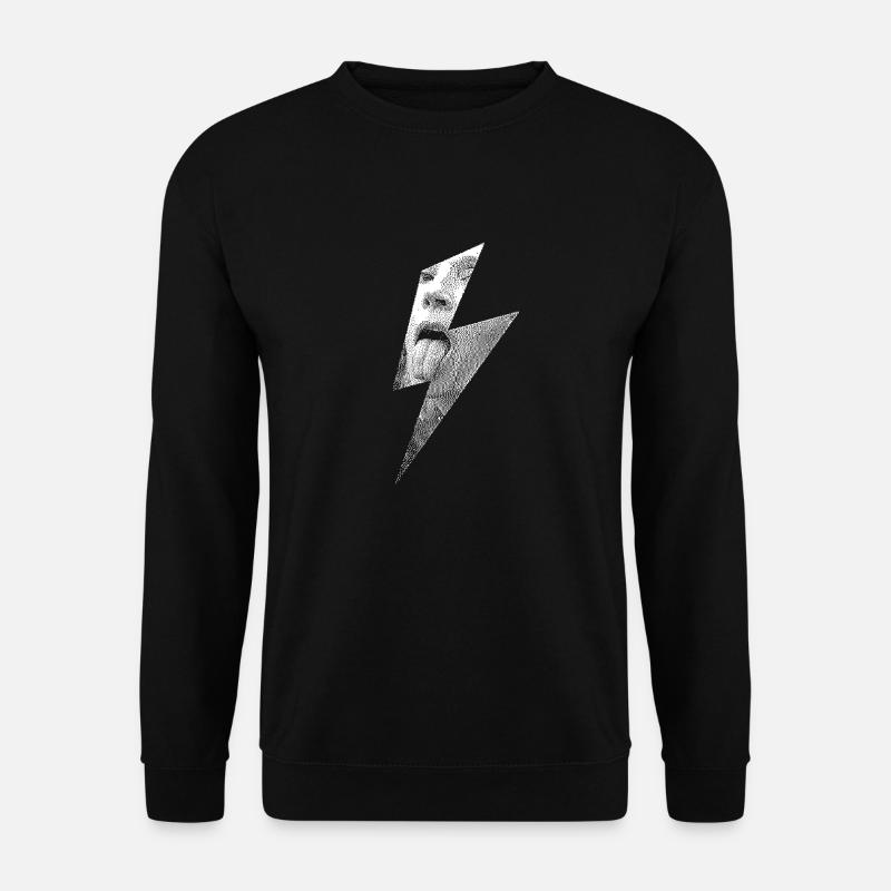 Rebellen-Blitz-Lecken - Unisex Pullover - Schwarz