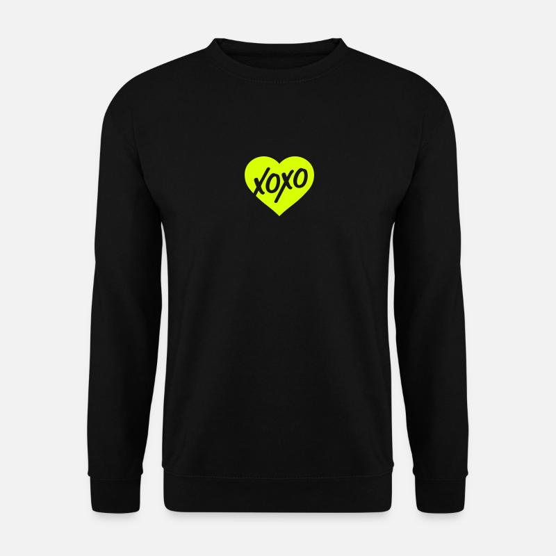 XOXO Herz - Unisex Pullover - Schwarz