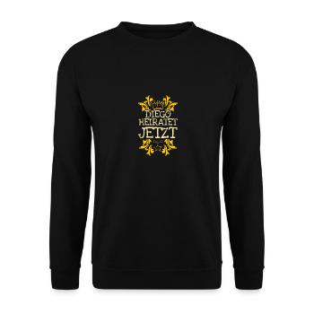 Bachelor Diego - Unisex Sweatshirt - black - Front - Alina (178cm) & Michal (187cm)