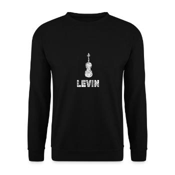 Viola Levin - Sweat-shirt Unisexe - noir - Devant - Alina (178cm) & Michal (187cm)