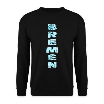 Brême Allemagne City Font Skyline Accueil - Sweat-shirt Unisexe - noir - Devant - Alina (178cm) & Michal (187cm)