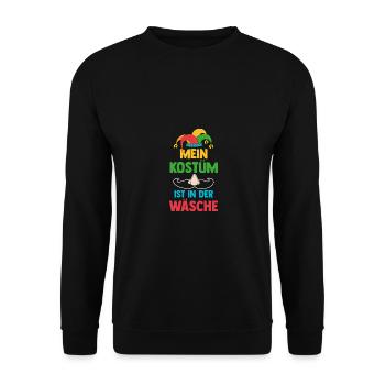 Carnival Costume Carnival - Unisex Sweatshirt - black - Front - Alina (178cm) & Michal (187cm)