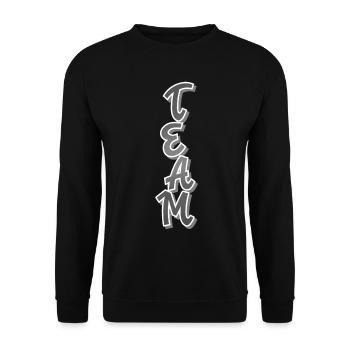 Équipe - Sweat-shirt Unisexe - noir - Devant - Alina (178cm) & Michal (187cm)
