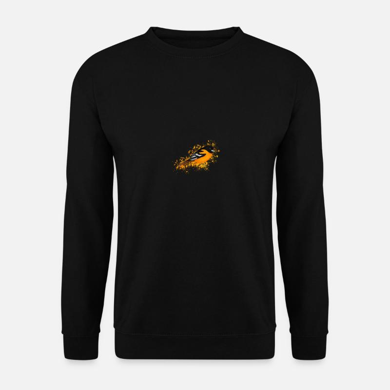 Oriole Vogel Biologe Ornithologe Tier - Unisex Pullover - Schwarz