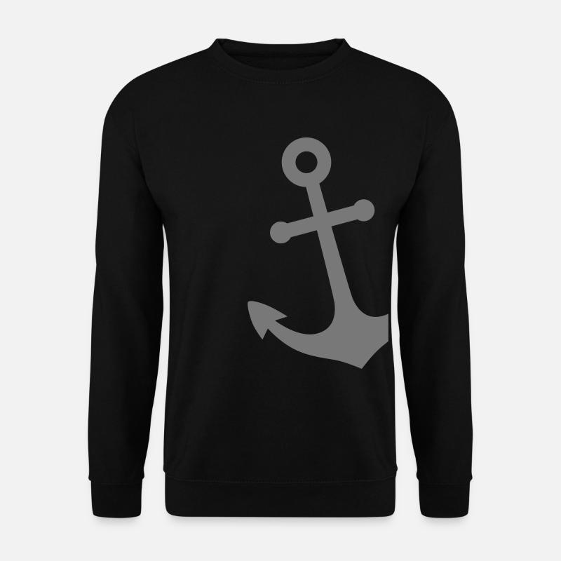 Anker - Unisex Pullover - Schwarz